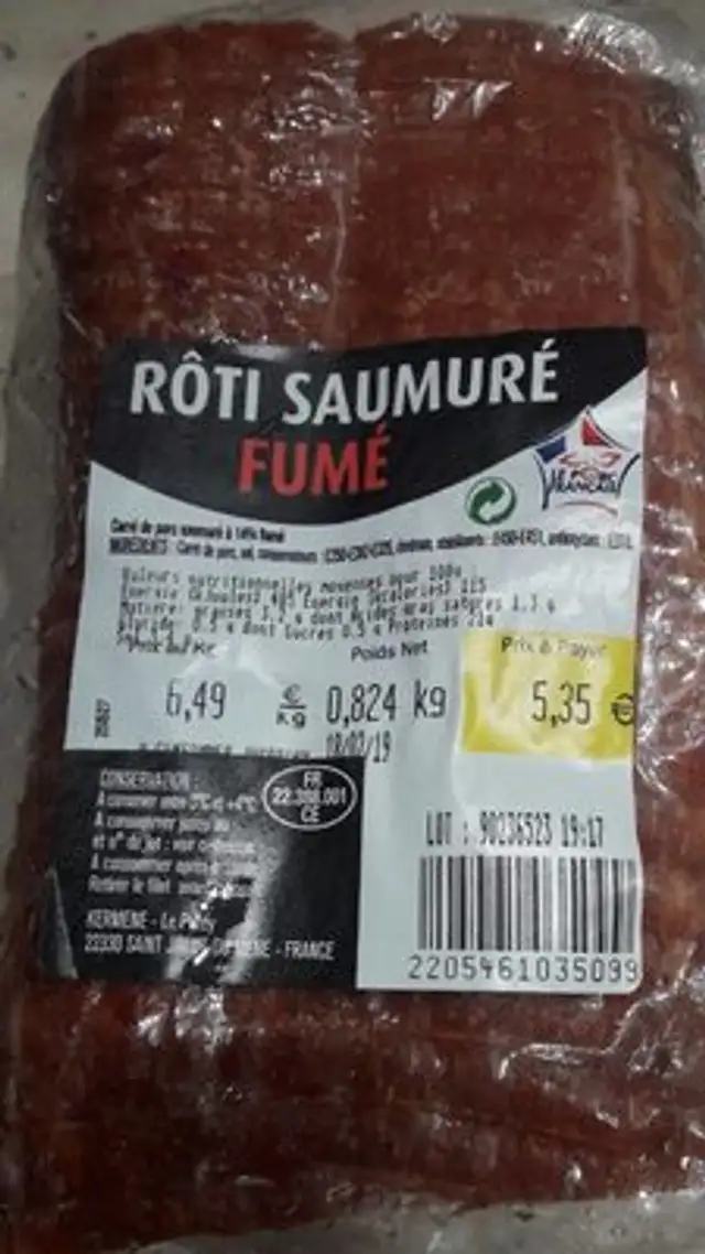 roti saumure fumé