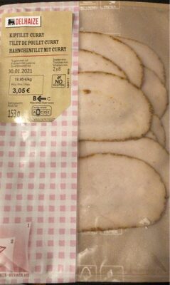 Filet de poulet curry front packaging