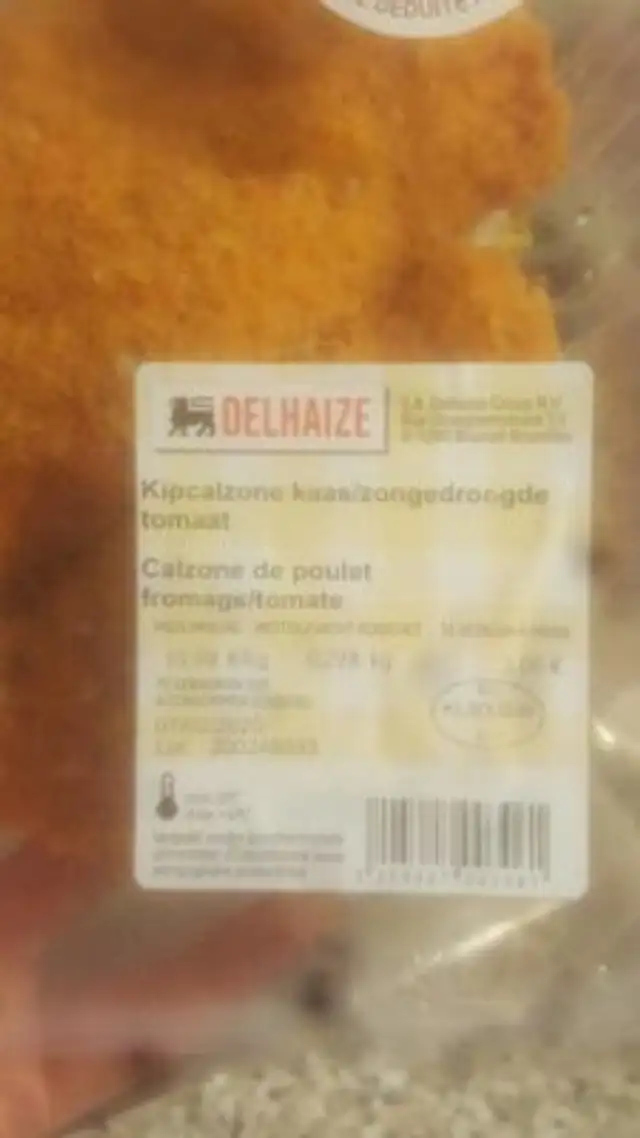 Calzone de poulet/fromage/tomate
