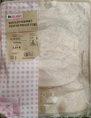 Filet de poulet fumé front packaging