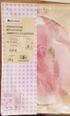 Jambon cuit aux asperges