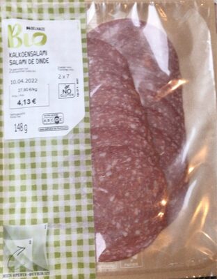 Salami de dinde BIO front packaging