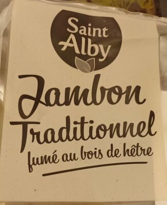 Jambon traditionnel fumé au bois de hêtre front packaging