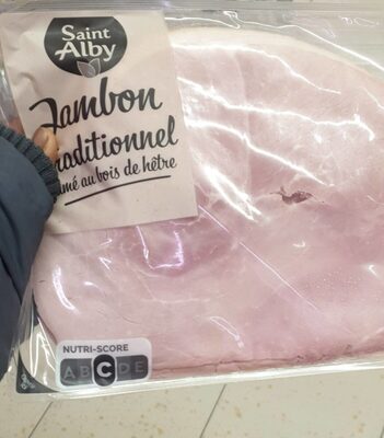 Jambon traditionnel fumé au bois de hêtre front packaging