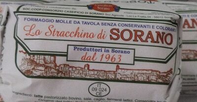 Stracchino di SORANO front packaging