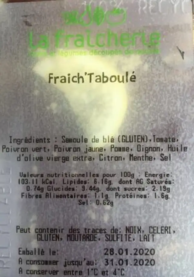 Fraich'taboulé