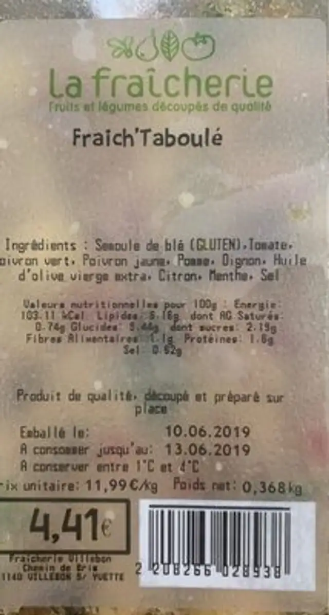 Fraich'taboulé