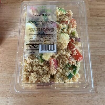 Fraich ‘Taboulé front packaging