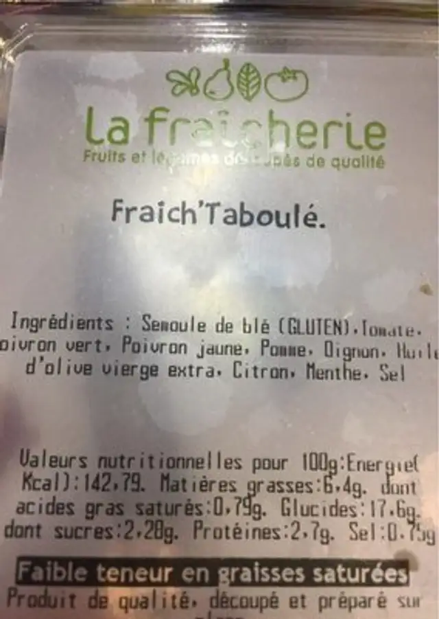 Fraich'Taboulé