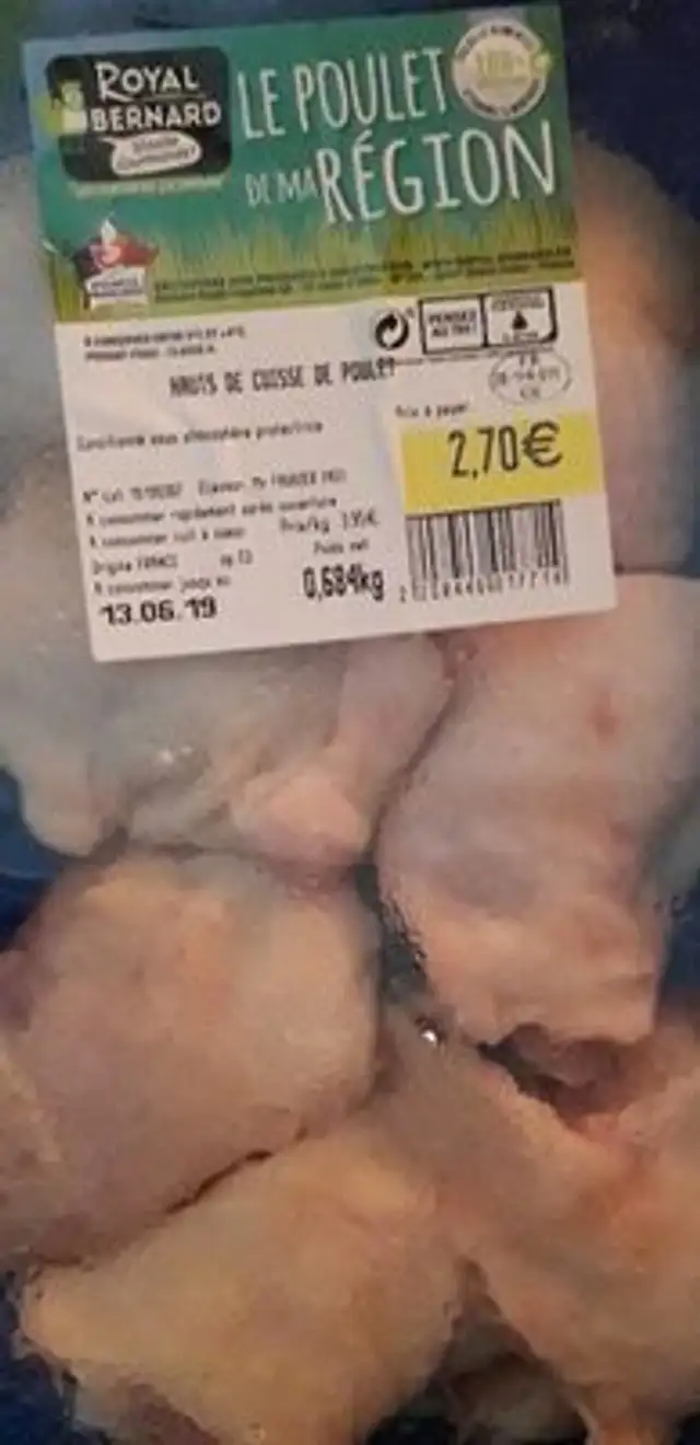 Hauts de cuisse de poulet
