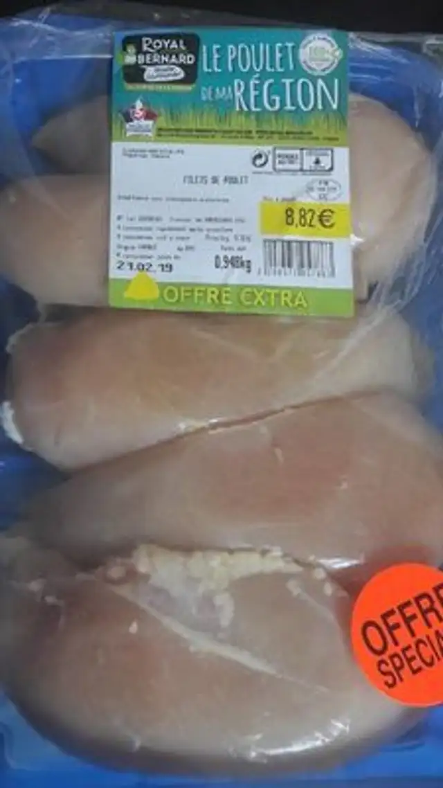 Filets de poulet