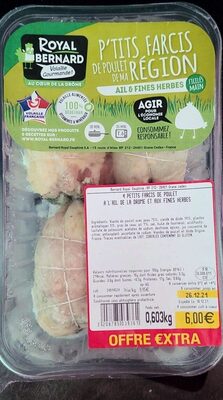 Petits farcis de poulet de ma région