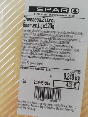 Cheesecake Zitronr Beeren