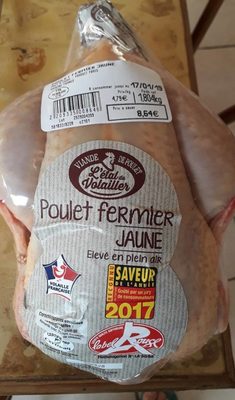 Poulet fermier jaune label rouge