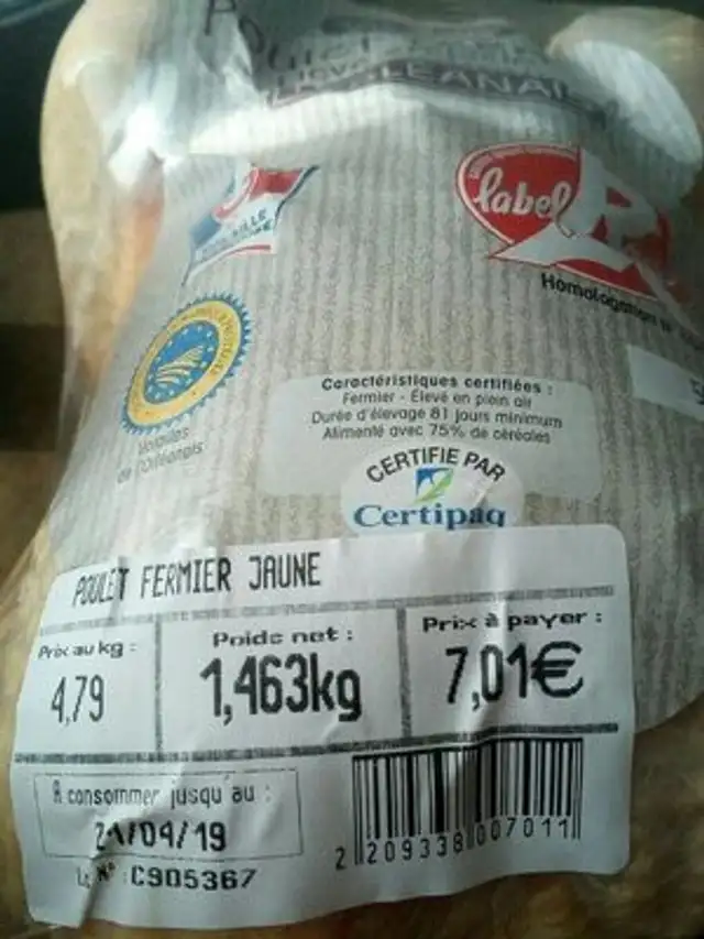 Poulet fermier orléanais