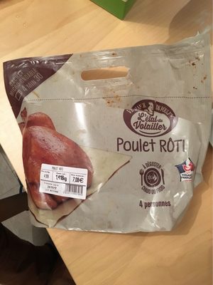 Poulet roti traité en salaison