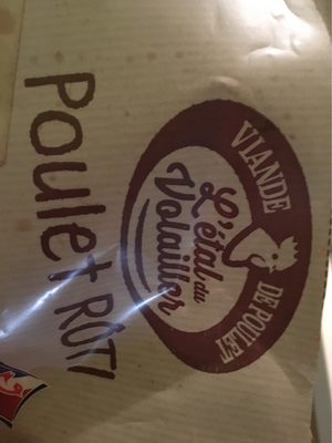 Poulet roti front packaging