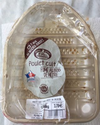 poulet cuit fumé