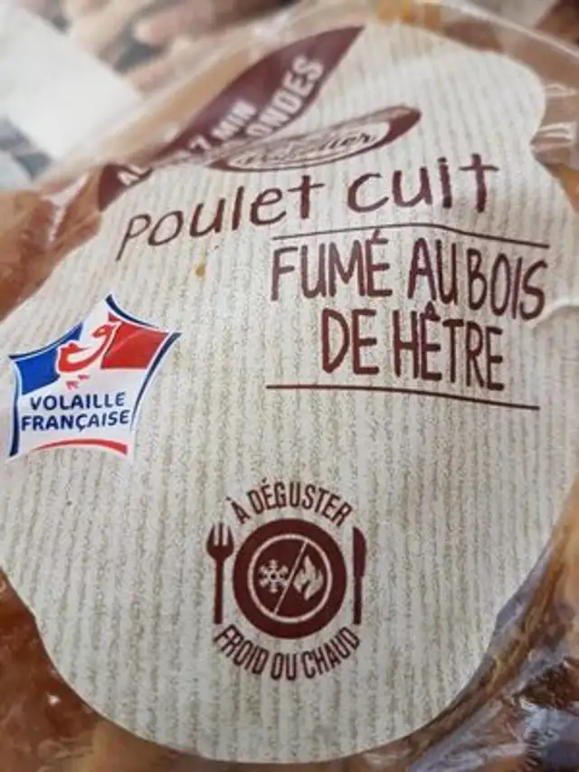 Poulet cuir fumé au bois de hêtre