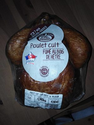 Poulet cuit fumée au bois de hêtre