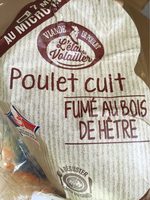 Poulet cuit au bois de hetre