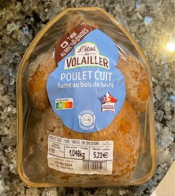 Poulet Cuit Fumé au bois de hêtre