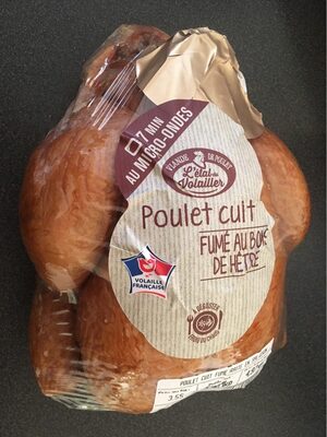 Poulet cuit fumé