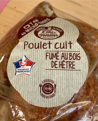 Poulet cuit fumé
