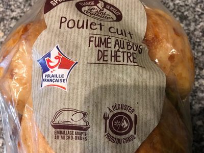 Poulet fumé front packaging
