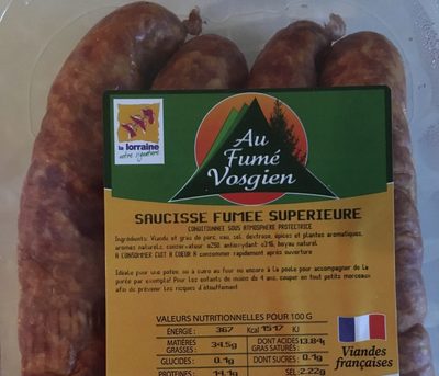 Saucisse fumée superieure