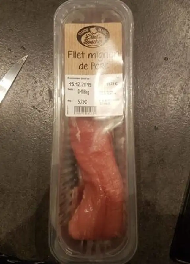 Filet mignon de porc