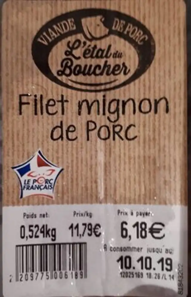 Filet mignon de porc