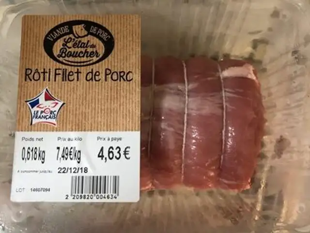 Roti de filet de porc
