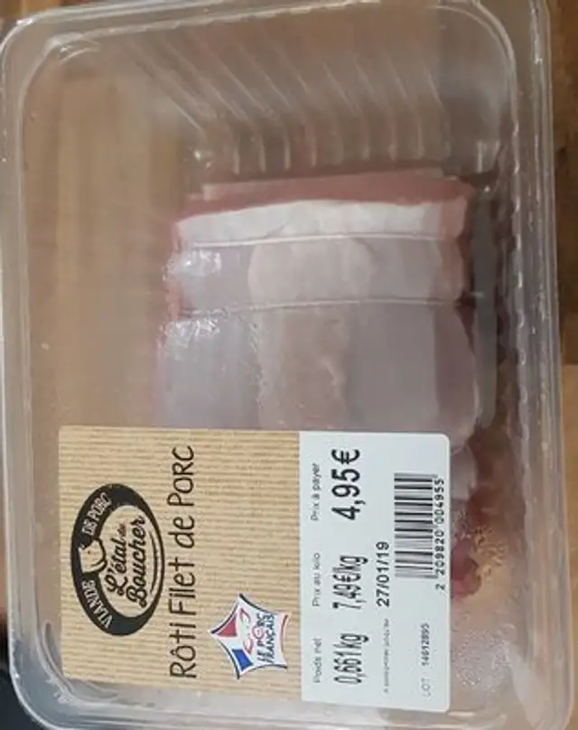 Rôti fillet de porc