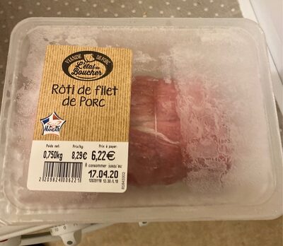 Roti de filet de porc