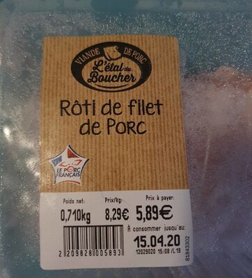 Rôti de filet de porc