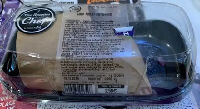 Wrap poulet mayonnaise