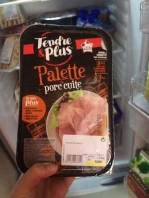 Palette de porc cuite