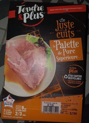 Palette de porc