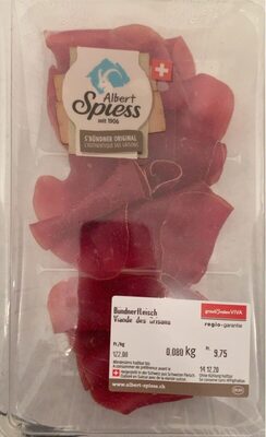 Viande des Grisons front packaging