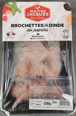 Brochette de dinde au paprika