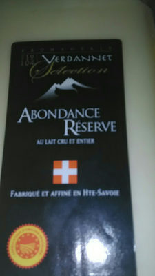 Abondance front packaging