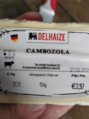 Cambozola front packaging