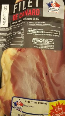 Filet de canard front packaging