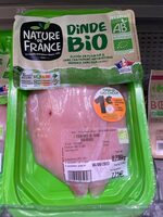 2 escalopes de dindes biologique