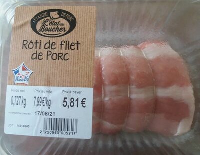 Rôti de filet de porc