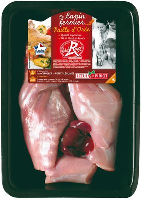 Lapin entier pré-découpé