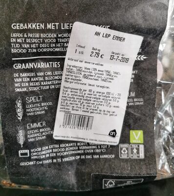 Liefde en passie emmer brood