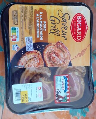Saveur grill porc à la moutarde bigard