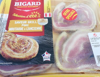 Saveur grill Porc moutarde à l'ancienne